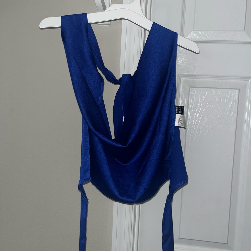 Elegant Blue Women's Top